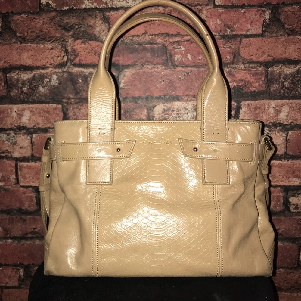 Cole Haan Tan Leather Bag